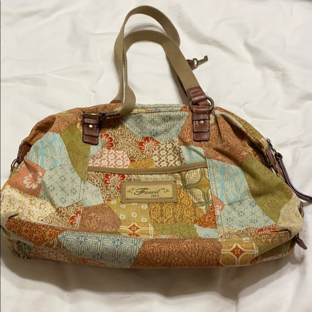 Fossil patchwork purse - Picture 2 of 4